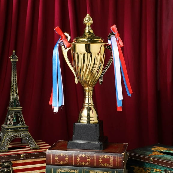 OUNONA Trophy Award Large Metal Trophy Sports Trophy Celebration Trophy Cup Winning Prize Party Trophy Decor