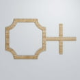 thumbnail image 5 of Ekena Millwork 26 7/8"W x 15 3/8"H x 1/4"T Medium Bradley Decorative Fretwork Wood Wall Panels, Red Oak, 5 of 14