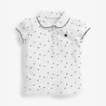 thumbnail image 5 of WOLLED 2-7 Years Baby Girls Summer Lapel T-Shirt Short Sleeve Casual T Shirt Active Pure Cotton Tees Shirt for Toddler Kids, 5 of 11