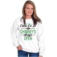 thumbnail image 3 of Christmas Come On In Chimney Is Open Sweatshirt for Men or Women, 3 of 6