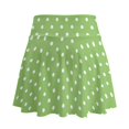 thumbnail image 2 of HELLHERO Polka Dots Pattern Polyester Spandex Tennis Skirt with Built-in Shorts, High Waisted 2 Side Pockets Athletic Skort for Golf Pickleball Daily Wear, 2 of 9