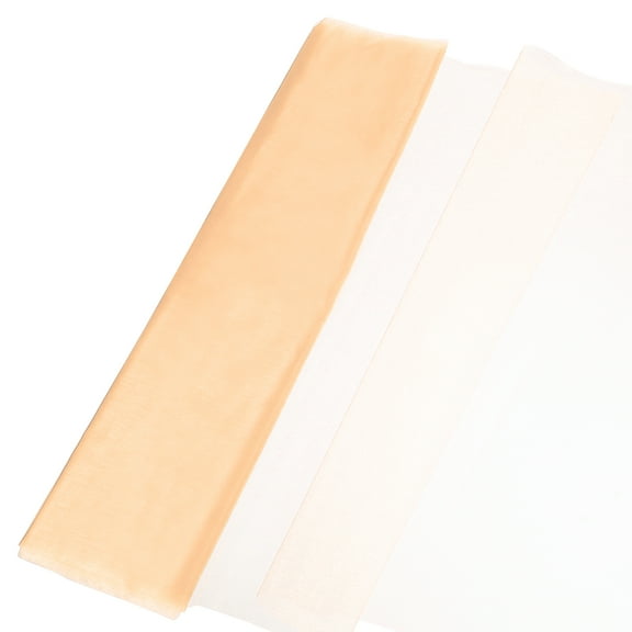19" by 5.5 Yard Tulle Fabric Backdrop Curtains for Decor Wedding Crafts Birthday Party Supplies, Apricot