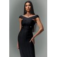 thumbnail image 3 of Vestido Bellabarnetten Fresco sin mangas con cuello en V, vendaje midi, 3 of 6