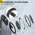thumbnail image 2 of KOMI Étui Anneau Magnétique pour 16 Pro Max, Compatible avec MagSafe avec Support Anneau à 360°, Étui de Protection Antichoc pour iPhone 16 Pro Max Noir, 2 of 4