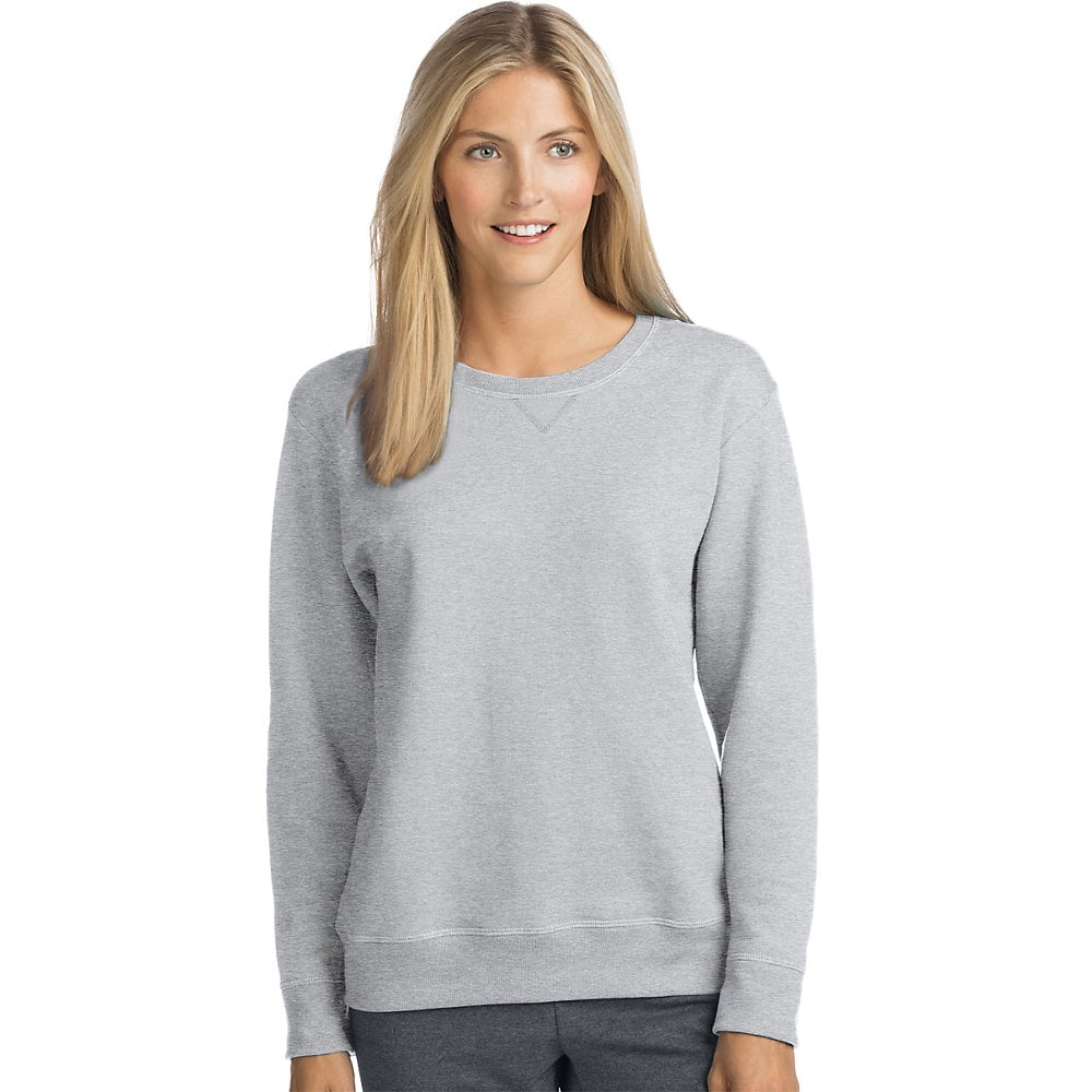 Hanes ComfortSoft™ EcoSmart® Women's Crewneck Sweatshirt - Walmart.com
