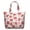 Red, Fresh, Berries, variant on Spring Wildflower Travel Bag Vintage Daisy Print Weekender Tote, , Large Capacity, Adjustable Shoulder Strap