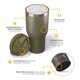 thumbnail image 4 of Vaso RTIC Essential de acero inoxidable, 1.18L, color oliva, 4 of 6