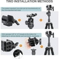 thumbnail image 5 of Shooting Tripod Hunting Shooting Stick Gun Rifle Rest with Shooting Saddle Clamp and 360° Rotate Ball Head, Height Adjustable 25"- 75" Shooting Stick Tripod Aluminum Alloy, 5 of 8