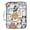 Cartoon Line Cats, variant on Haosy Accordion File Organizer Zipper Binder 500 Sheet 6-Tab Expanding File Folder Multi-Pocket 1.2 Inch 3 Ring Cartoon Lovely Monsters