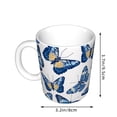 thumbnail image 2 of Yiaed Beautiful Butterflies Print Ceramics Coffee,Large Handle Design,Extra Large Tea and Coffee Cup for Office and Home Mugs, 2 of 6