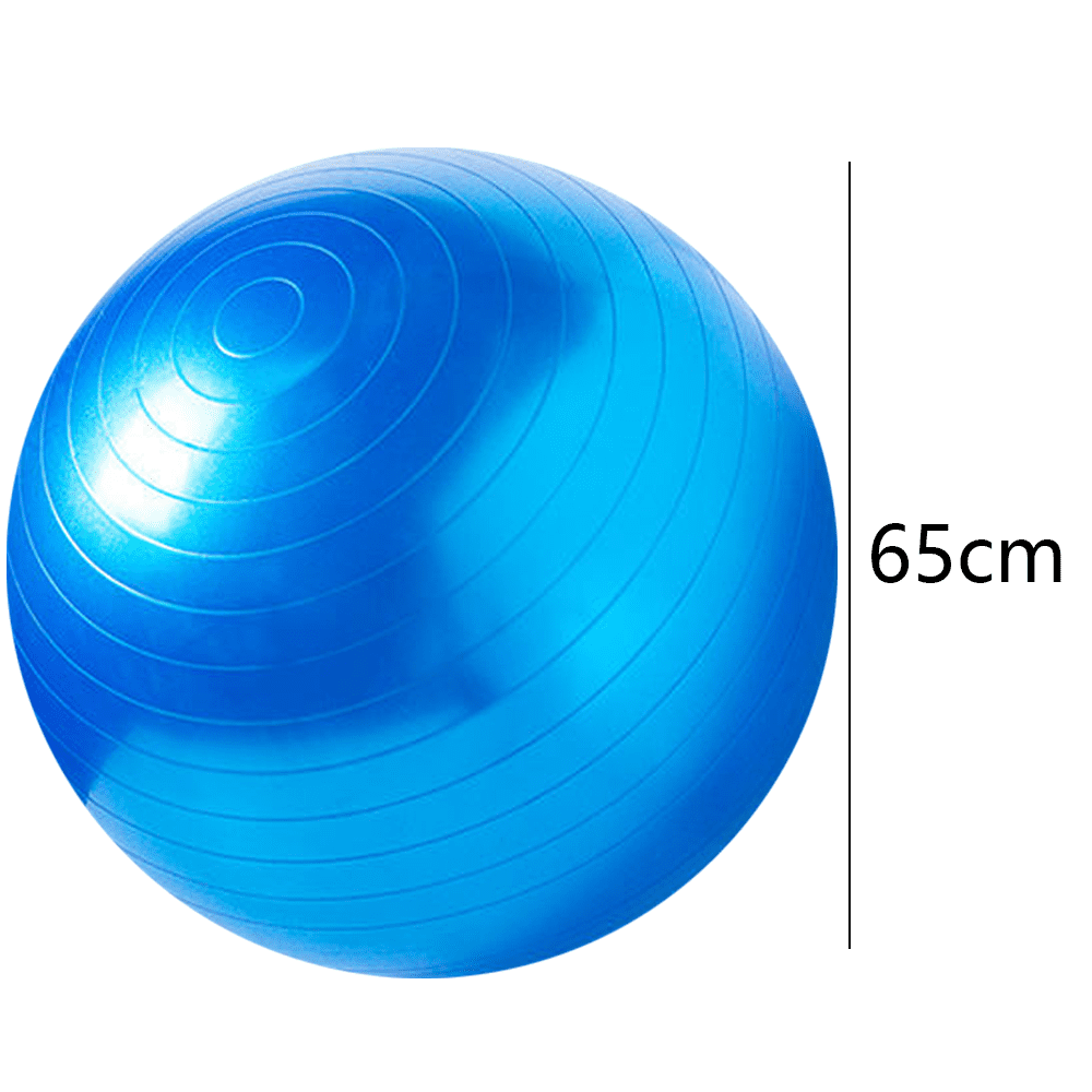 Exercise Ball Yoga Ball, Multiple Sizes Stability Ball Chair, Gym Grade Birthing Ball for Pregnancy, Fitness, Balance, Workout at Home, Office and Physical Therapy，blue,，blue,F44532
