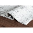 thumbnail image 2 of MDA Rug Imports Petra Collection Grey/White Abstract Area Rug 3'9'' X 5'9'' 4' x 6' Indoor,Accent, 2 of 5