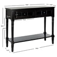 thumbnail image 2 of TiaGOC American Homes Collection Samantha Distressed/Black 2-Drawer Console Table, 2 of 7
