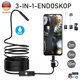 thumbnail image 1 of Endoscopio LED USB de 2 a 10 m, cámara de inspección endoscópica impermeable para PC con Android, 1 of 5