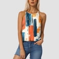 thumbnail image 2 of NIEWTR Womens Tank Tops With Built Ins Padded Workout Tops Casual Athletic Camisole Tops Summer Trendy Womens Tank Summer Tank (L,A215-Orange), 2 of 6