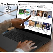 LG gram 17 inch Laptop Touchscreen - Intel Core Ultra 7 - 17.3 Large Screen WQXGA - Backlit Keyboard - 32GB RAM - 1TB PCIe SSD - Ultra Thin Lightweight - 2025 AI Copilot PC 47 NPU TOPS -Windows 11