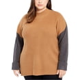 thumbnail image 1 of Calvin Klein Pull-Over 3 Tons pour Femmes, Multicolore, 2X, 1 of 1