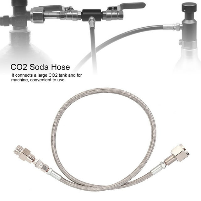 CO2 Soda Hose Tank Adapter Soda Hose Adapter CO2 Hose Adapter Kit Tank Direct Adapter Tank Cylinder Direct Adapter for Fish Tank