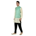 thumbnail image 2 of Sonakshi Fashion Men's Bandhgala Waistcoat Brocade Festive Jacquard Nehru Jacket, 2 of 6