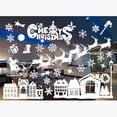 thumbnail image 5 of Pegatina electrostática de cristal para ventana navideña, copo de nieve de Papá Noel, pegatinas de pared de invierno, decoración del hogar de Feliz Navidad, calcomanía de Año Nuevo, 5 of 5