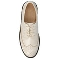 thumbnail image 4 of Journee Womens Claudiya Lug Outsole Almond Toe Oxford, Widths Available, 4 of 8