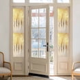 thumbnail image 2 of Abstract Gold Window Privacy Film, Modern Brush Luxury Strokes Artwork Static Cling UV Sun Blocking Heat Control Window Tint Day and Night, Non-Adhesive One Way Windows Privacy Cover 17.7''x78.7'', 2 of 7