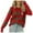 Red, variant on Christmas Tree Sweaters for Women 2025 Long Sleeve Crewneck Jacquard Knitted Pullover Sweater Jumper Tops