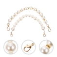 thumbnail image 3 of Shisuyan Bag Upgrading Chain Simulation Pearl Zinc Alloy 2Pcs 13X0.8In, 3 of 9