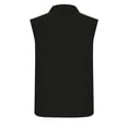 thumbnail image 6 of Fznquz Sleeveless Womens Tank Tops Plain Dressy Black Tank Top Casual Half Zip Tank, 6 of 8