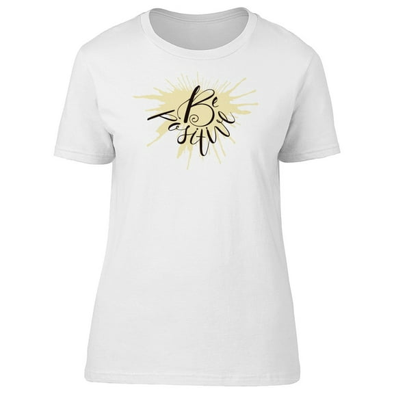 Be Positive, Splash Quote Tee Men's -Image by Shutterstock