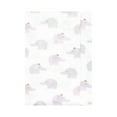 thumbnail image 3 of Hudson Baby Cotton Poly Flannel Burp Cloths Multipack, Lilac Elephants 8-Pack, One Size, 3 of 6