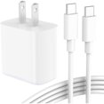 thumbnail image 1 of [Apple MFi Certified] iPhone 20W Fast Wall Charger Power Adapter for iPhone 15 / iPad / samsung galaxy / google pixel W? cable USB-C - WINGOMART, 1 of 4