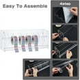 thumbnail image 3 of Acylic Label Dispenser Adjustable Sticker Roll Holder with 8 Disks Clear Label Roll Holder Tape Dispenser Acrylic Sticker Dispenser Roll Holder, 3 of 6