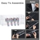 thumbnail image 3 of Dispensador de etiquetas acrílicas con soporte ajustable para rollo de etiquetas y 8 discos. Dispensador de cinta adhesiva transparente. Dispensador de etiquetas acrílicas., 3 of 6