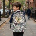 thumbnail image 5 of Garronmavis Soccer Duck School Backpack for Boys 8-12 Camo Bookbags Large Capacity School Bags with Zipper Pockets for Primary Students 17 Inch Rucksack, 5 of 7