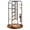 Black, variant on Multi-Layer Detachable 360° Rotating Jewelry Display Stand, Floor-Standing Necklace and Earring Organizer(Black)