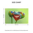 thumbnail image 2 of Placemats Set of 4 / 6, Flying Frog On Branch Placemats for Dining Table Indoor/Outdoors Heat Resistant Washable Placemats 18" x 12", 2 of 8