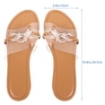 thumbnail image 2 of WHAMVOX  Women's Sandals for Summer Flat Dressy Miss Woman Transparent, 2 of 8
