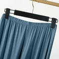 thumbnail image 5 of WCMZJ Women's Soft Knit Sleep Pants Pajama Pant Lightweight Lounge PJ Solid Color Elastic Wasit Loose Comfy Trousers Green XL, 5 of 8