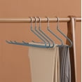 thumbnail image 5 of Sulaicai Pants Hangers Non Slip - 14'' Open Ended Pants and Jean Hangers for Closet - Space Saving Clothes Hanger - Strong, Durable, Metal Pant Hangers, 1Pcs (Green), 5 of 7