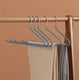 thumbnail image 5 of Percha para pantalones en forma de Z: perchero antideslizante resistente para ropa para armario, organizador de almacenamiento para ahorrar espacio, pack de 5, 5 of 6