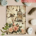 thumbnail image 4 of HELLOYOUNG Antique Rustic Iron Wall Decor Vintage  Flowers and Hummingbirds Metal Plaques & Signs for Living Room Bedroom Café Shop Gift Unique Ornament, 4 of 6
