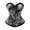 B-Black, variant on Corsets for Women Vintage Floral Embroidered Overbust Corset Lace Up Back Boned Bustier Top Ladies Fashion Waist Trainer Shapewear F-Purple