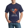 thumbnail image 3 of Generic Vintage T-Shirts Proud to be American Gildan Men's Short Sleeve T-Shirt 180g, 3 of 8