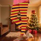 thumbnail image 5 of Pantalones moldeadores para mujer, mallas estampadas sin posicionamiento para carnaval, pantalones moldeadores para dormir, pantalones largos de poliéster para mujer, 5 of 6