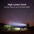 thumbnail image 3 of Linterna LED potente LE L8000, linterna con zoom resistente al agua IP44, 1 pila AAA incluida, linterna LED militar de aluminio para acampar, hacer senderismo y emergencias, 3 of 8