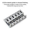 thumbnail image 2 of Homgeek 6 String 65mm Metal Fixed Guitars Hardtail Saddle Bridges Guitar Tailpiece Bridges Electric Guitar Accessory, 2 of 6