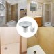 thumbnail image 5 of Shower Drain, 90mm/115mm Shower Drain, Shower Siphon Cover Replacement, Universal Shower Drain Cover, Chrome Shower Socket Cover, Fast Flow, 5 of 5