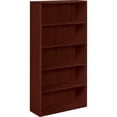 thumbnail image 2 of 10500 Series Laminate Bookcase, Five-Shelf, 36w X 13-1/8d X 71h, Mahogany, 2 of 6