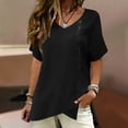 thumbnail image 5 of Fall Fashion Must Haves Holiday Christmas Design Pullover Sweatshirt Long Sleeve Round Neck Top for Women Women Fall Clothes, 5 of 9